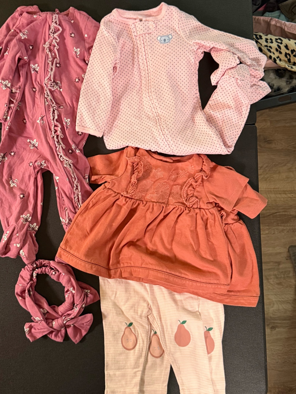 Twin Girl 6-9m Outfit Sets bundle